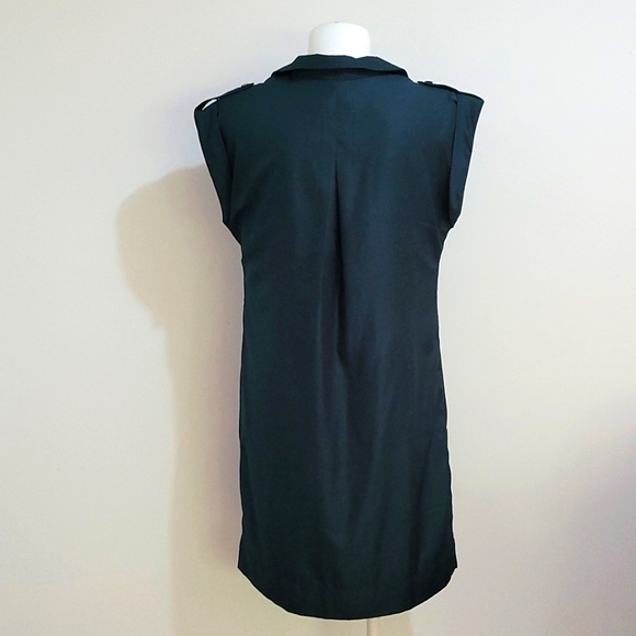 GG5 size medium pine green button front dress - Picture 5 of 8
